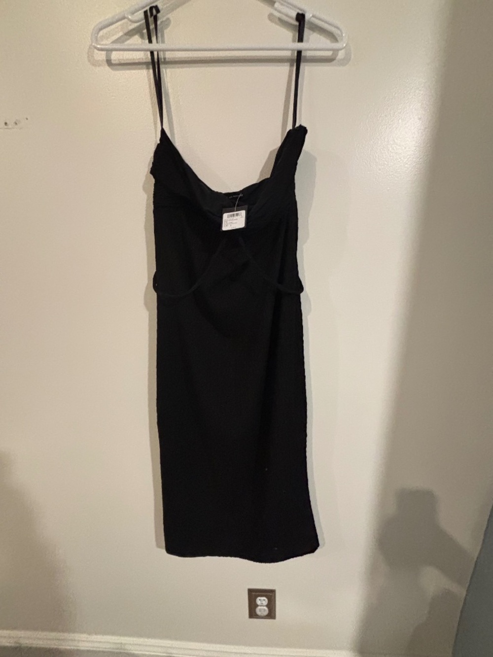 Club Monaco Mock Smock Dress Black, Size S, *NEW*